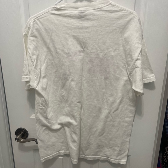 Jerzees Cream Tee with Bold Orange Virginia Design - Picture 11 of 13